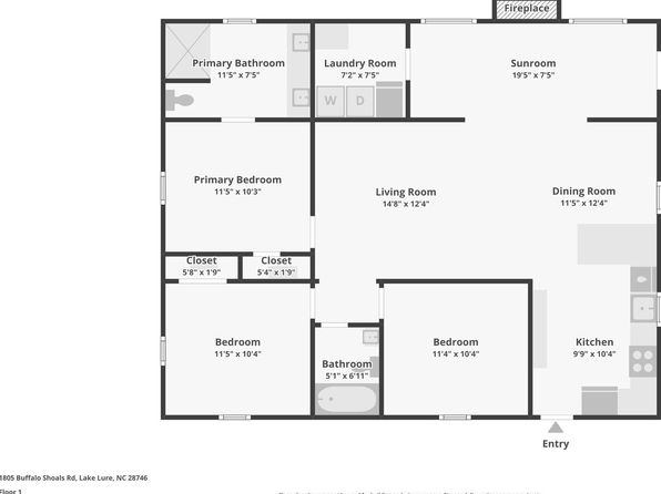 1805 Buffalo Shoals Rd, Lake Lure, NC 28746