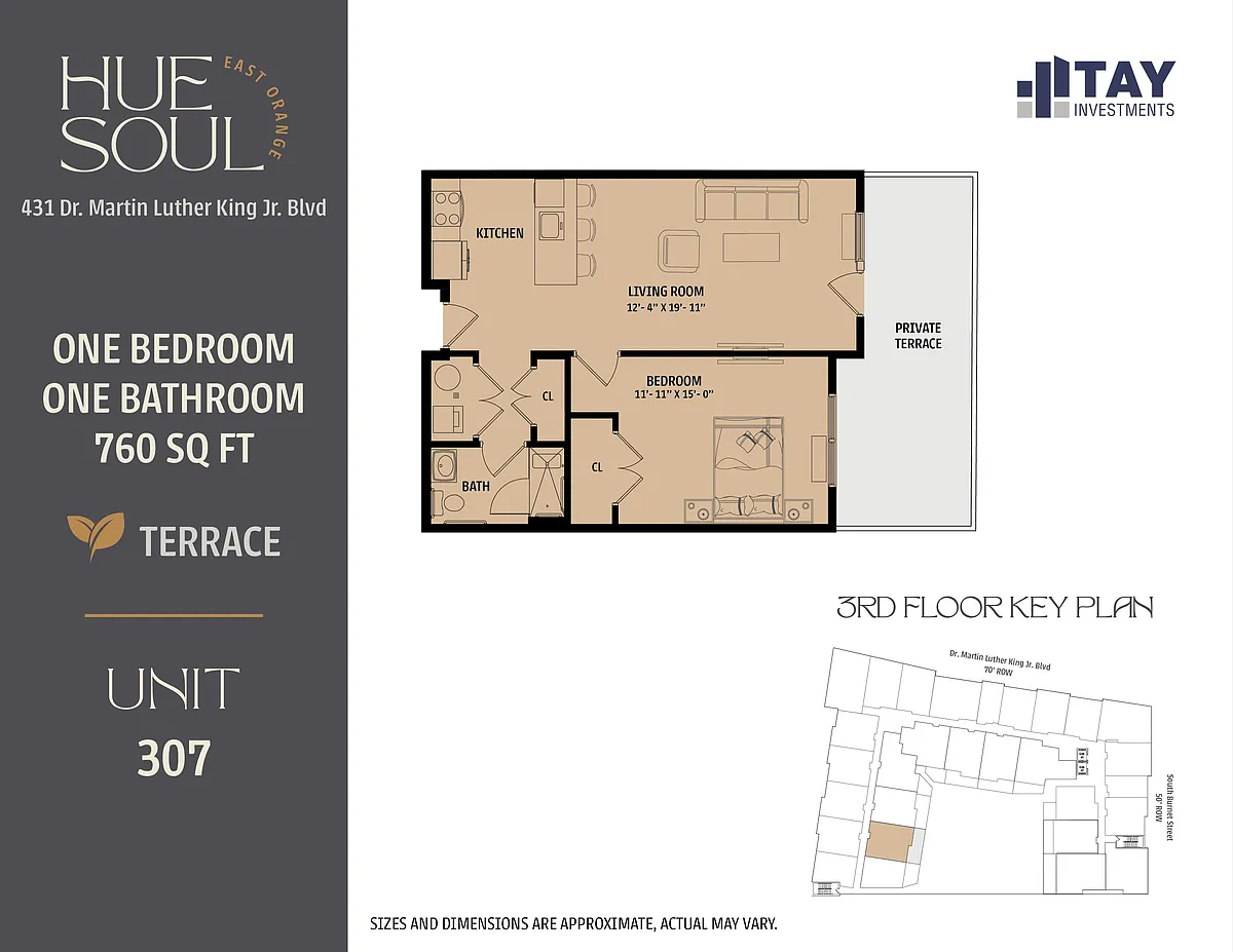 Floor plan 1B1B-I