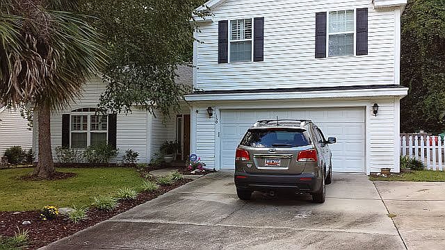 2 car attached garage.
