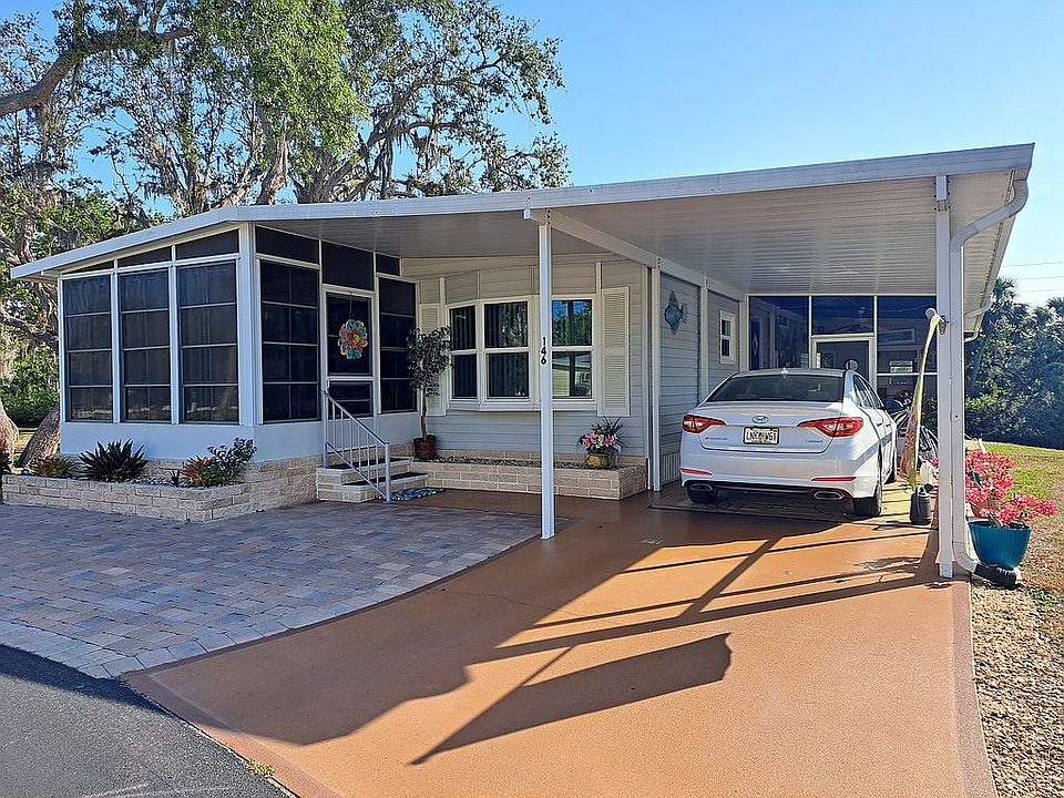 Front of unit with paver patio