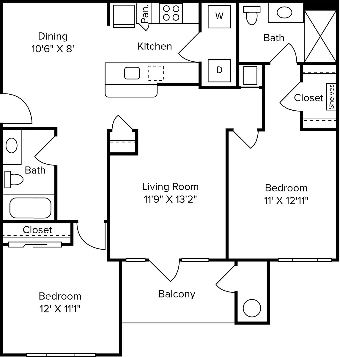 Floor plan B4A