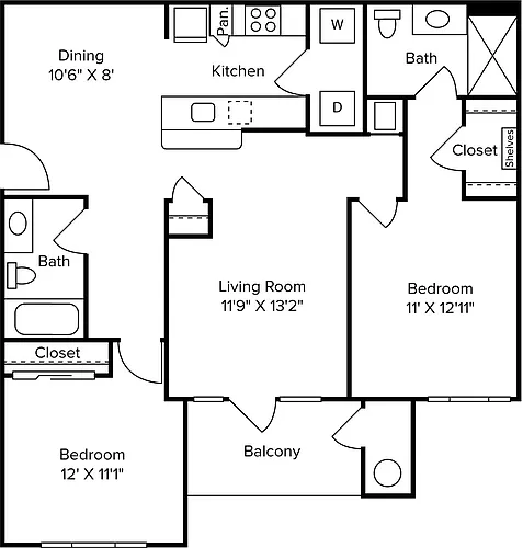 Floor plan B4A