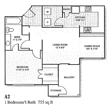 Floor plan A2