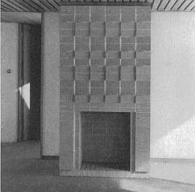 Josef Albers designed Fireplace