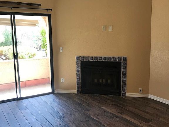 living room with fireplace