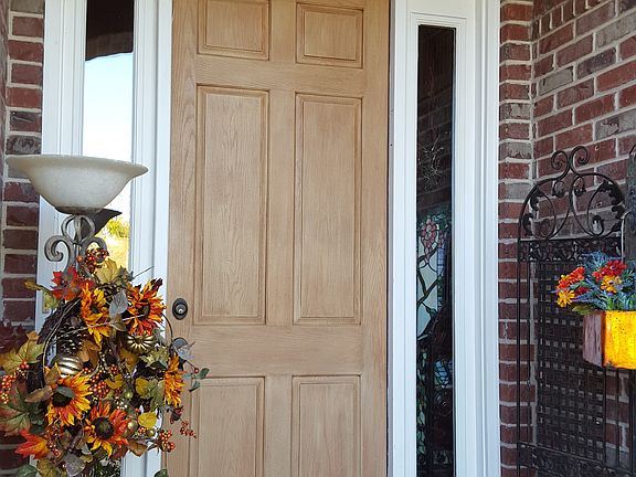 Oversized, tall, front door