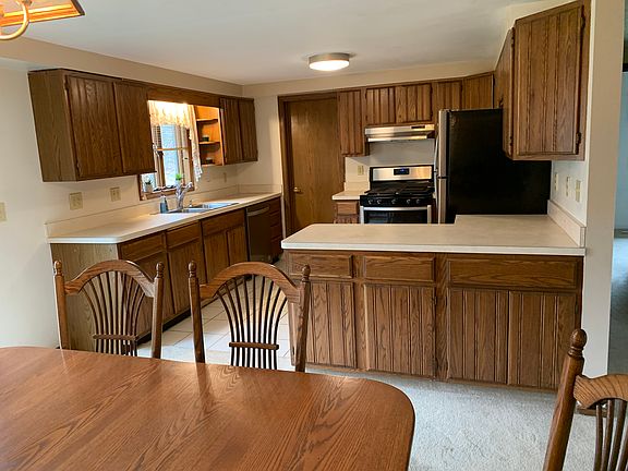 View kitchen from dining