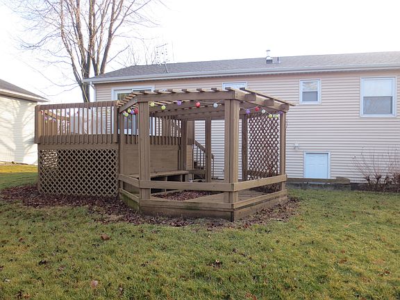 Attached deck and gazebo