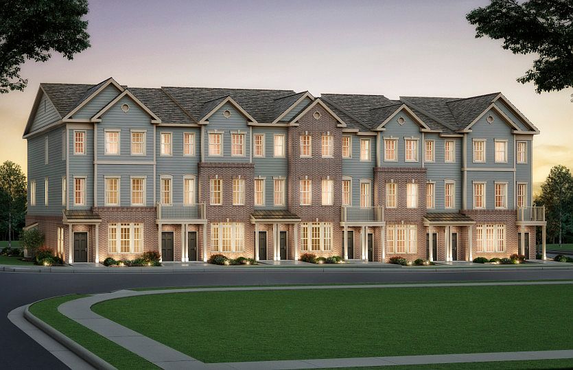 New Townhomes at Somerville Station - artist rendering