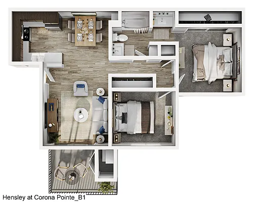Floor plan B1