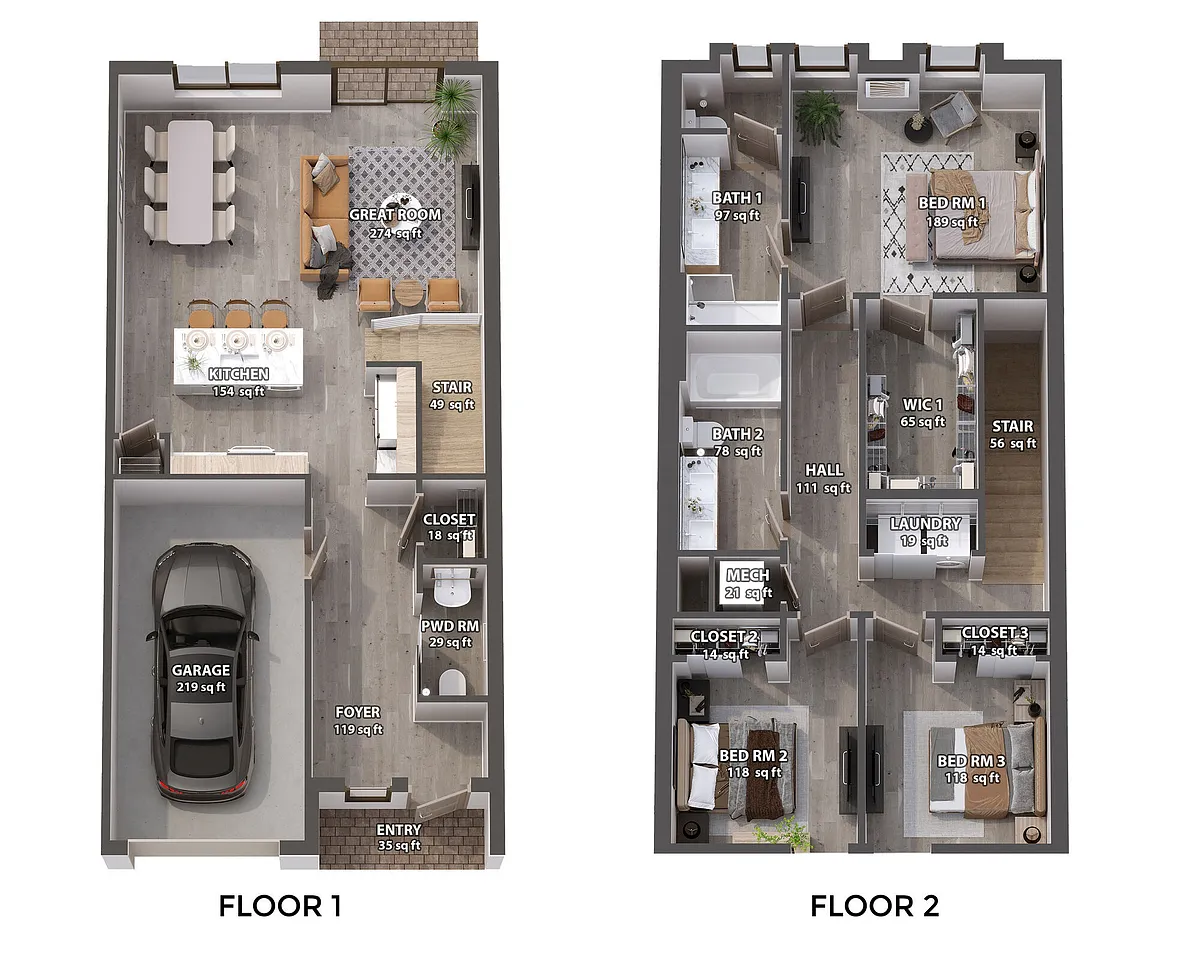 Floor plan B1