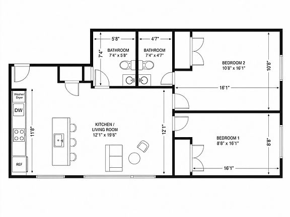 2nd image of 18-16 21st Dr #3F