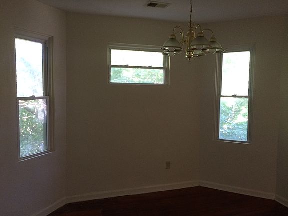 spacious dining room