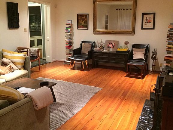 Large living area with fireplace