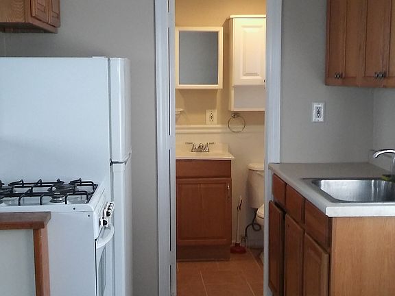 kitchen to bathroom