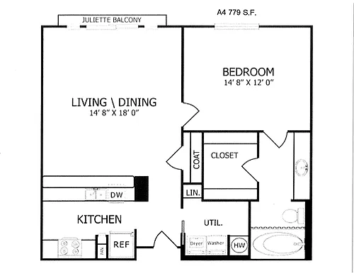 Floor plan The Bowie