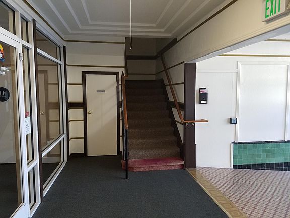 Main stairs leading to apartment.