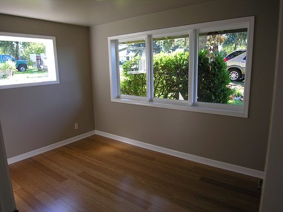 Master bedroom, again with the same bamboo flooring.