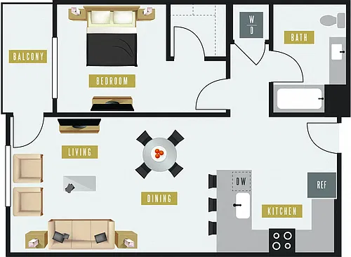 Floor plan C6 (West Building)