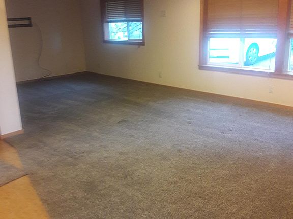 Living room and dining area