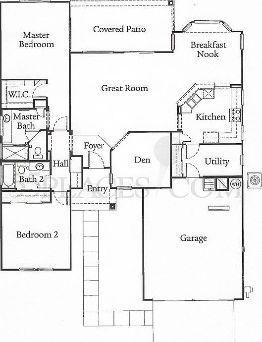 Teton Floor Plan (Mirrored)