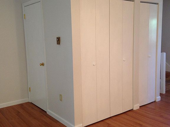 First floor double and single closets.