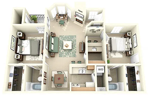 Floor plan B3