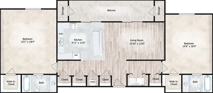 The Central Floorplan Diagram
