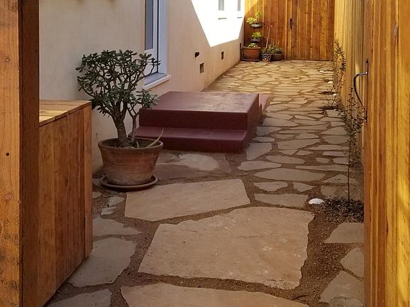 Small, private patio