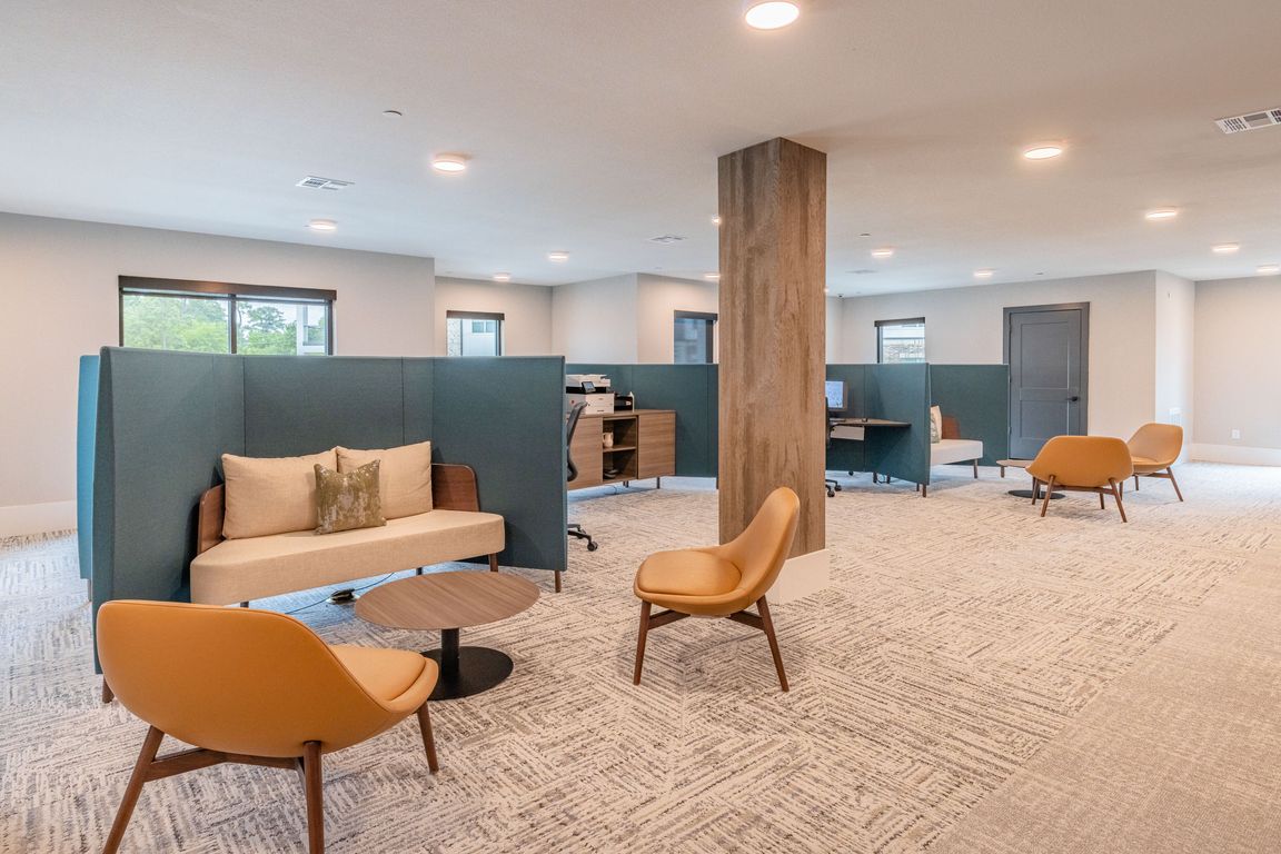 Coworking Lounge with Computers & Printer