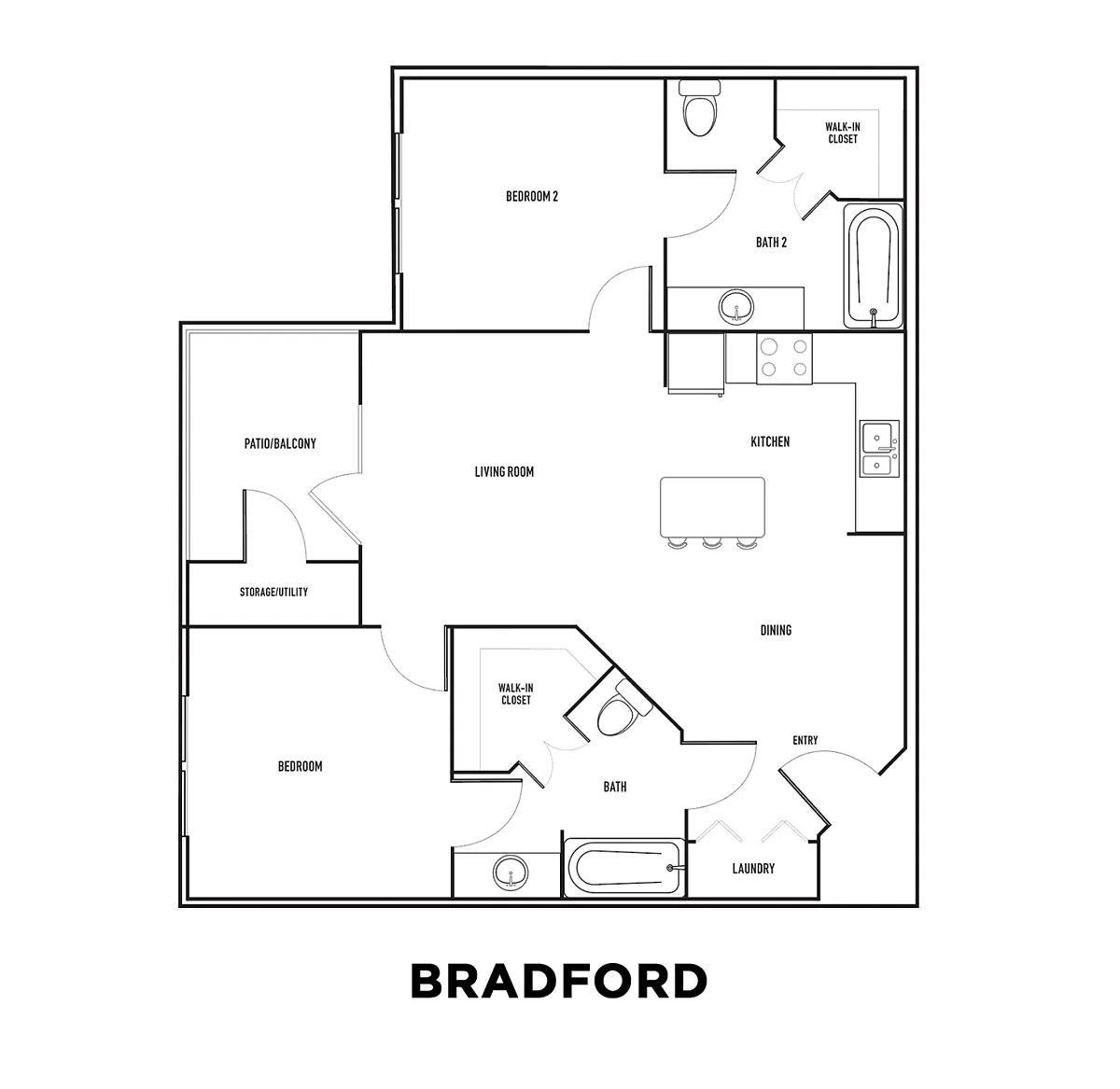 Floor plan Bradford