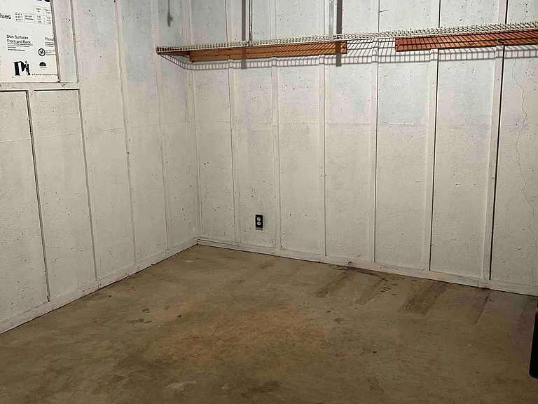 downstairs storage room