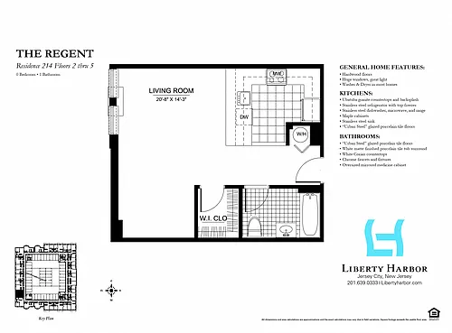 Floor plan 30 REGENT-STUDIO PLAN F