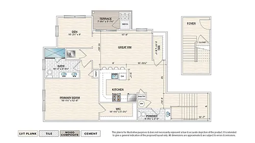 Floor plan The Adams (RG-A)