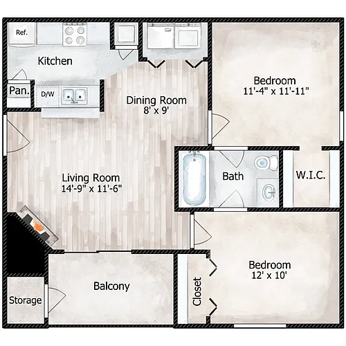 Floor plan Dakota