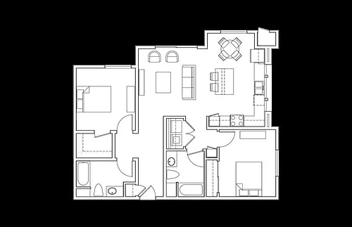 Floor plan 2x2A