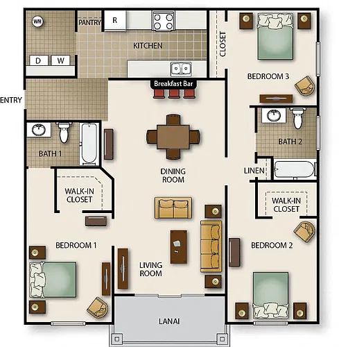 Floor plan Carrington