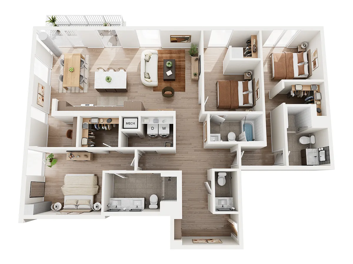 Floor plan The Butler