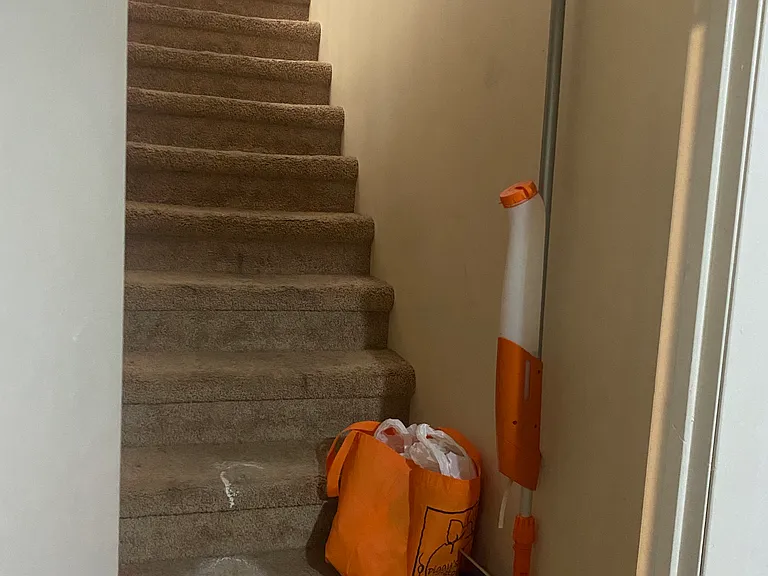 Stairs to upstairs room