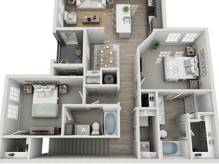 B4-U floor plan Heartwood at Lockwood Glen