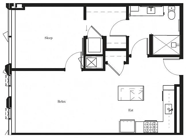 Floor plan 4104-4604