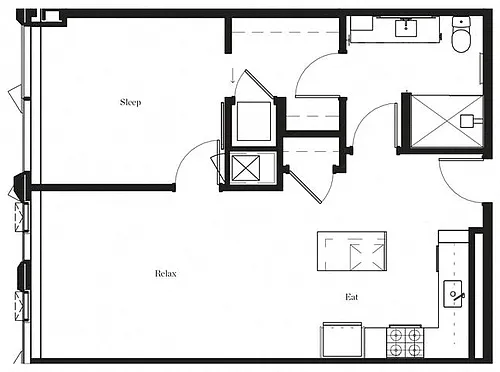 Floor plan 4104-4604