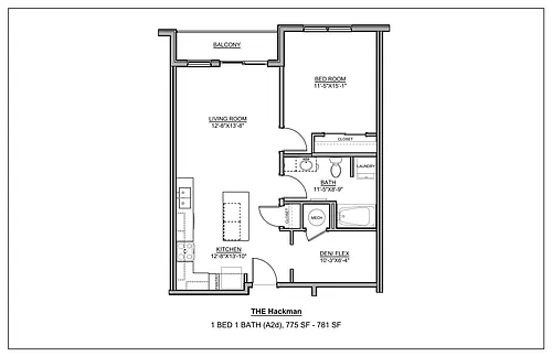 Floor plan The Hackman