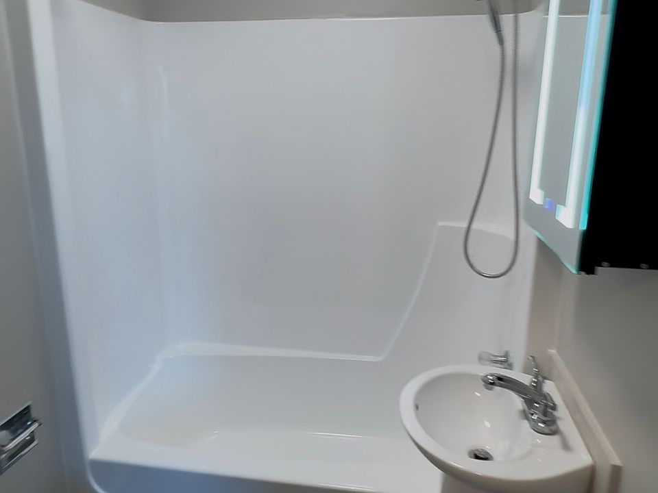 Bathroom with LED Mirror (Medicine Cabinet)