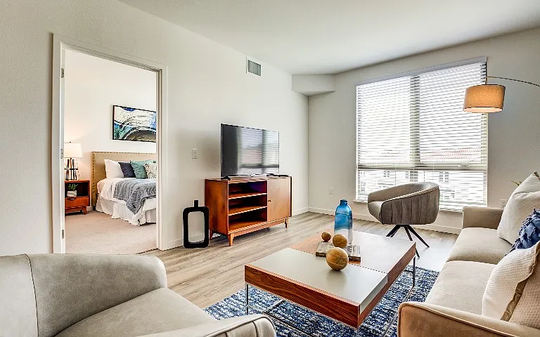 Luxurious Living Area | Apartments in Hercules, CA | The Exchange Hercules Bayfront