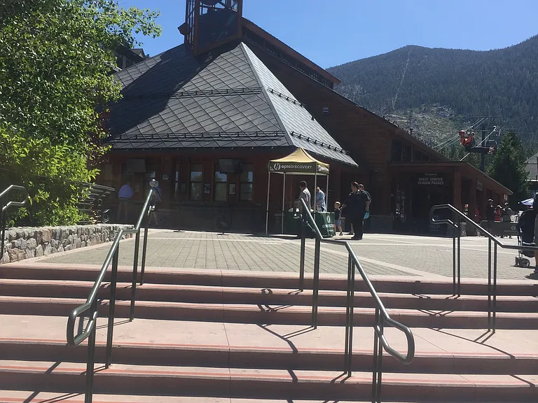 Stairs to Gondola (3 minute walk from front door)