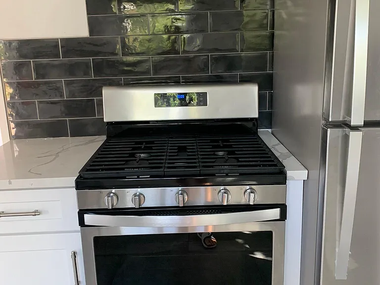 New stainless appliances.