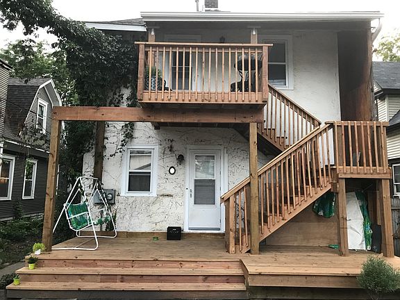 Back door & deck view.