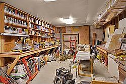 Huge shop w/ 1/2 bath