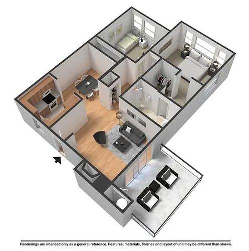 Floor plan 2x1 Classic